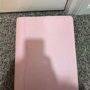 Pink Leather Notebook Cover